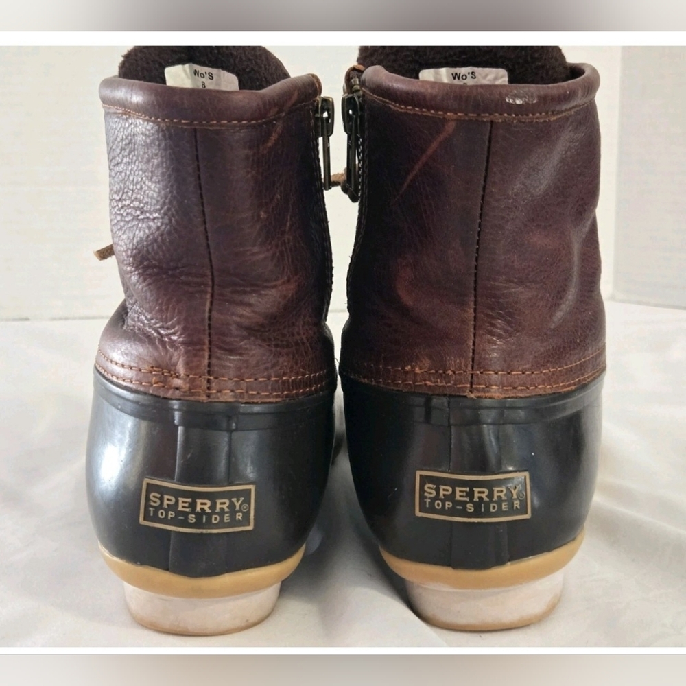 Sperry Saltwater Duck Boots Women's Size 8, Brown… - image 3